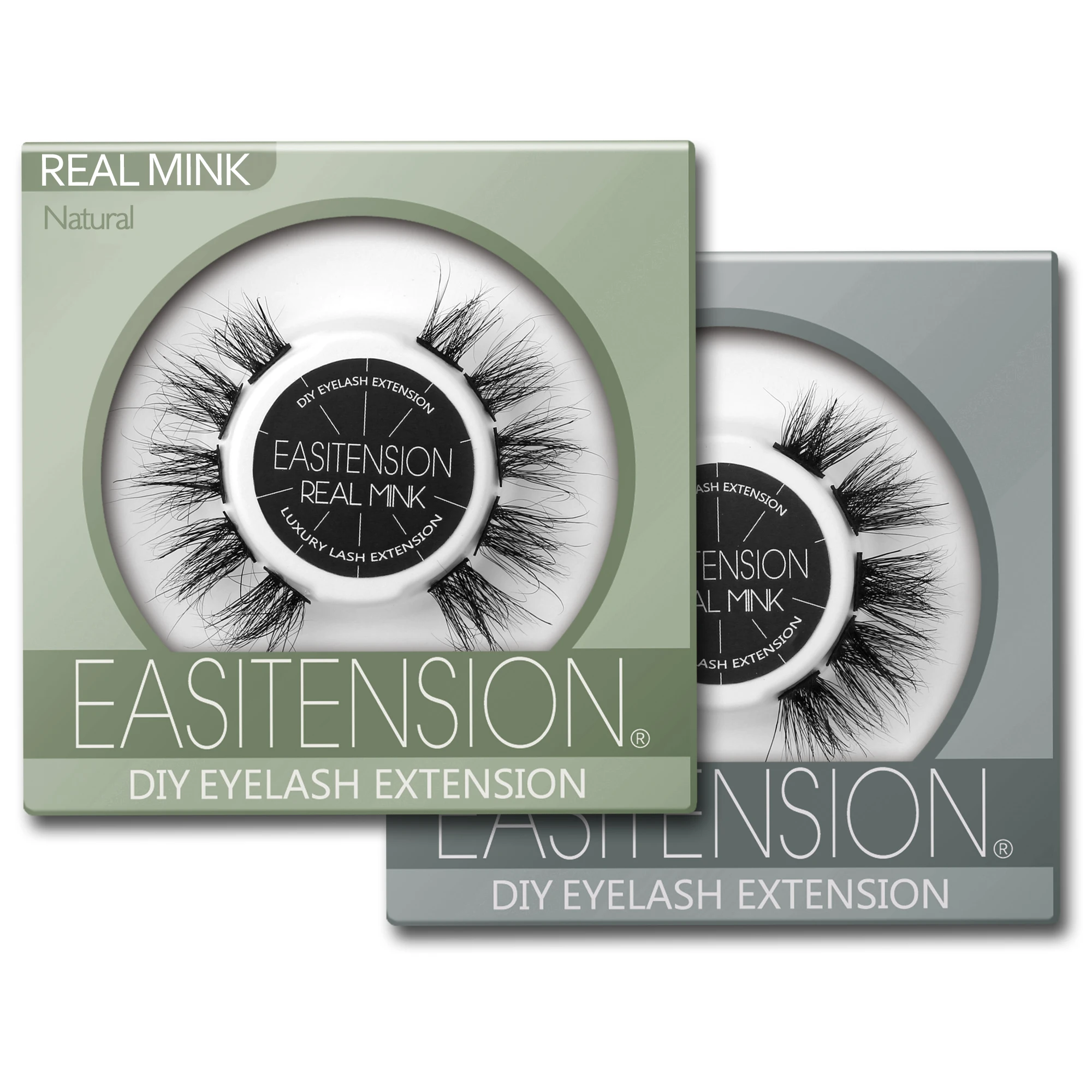 EASITENSION DIY Lash Segmented Mink Lashes Fluffy Messy 3d Cluster Lashes Mix Individual Eyelashes Extensions abonnie 15 25mm individual eyelash extension mink lashes tray lash extensions silk fluffy lash extensions