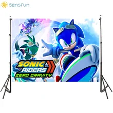 ^#Cheap Sensfun Photography Background Customize Cartoon Sonic Kid Boys Birthday Backdrop Decor backgrounds for photo studio Banner Z045 ^#Cheap Sensfun Photography Background Customize Cartoon Sonic Kid Boys Birthday Backdrop Decor backgrounds for photo studio Banner Z045