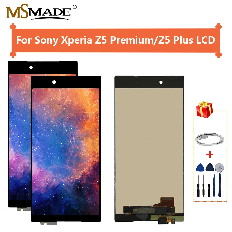 

AAA Quality 5.5" For Sony Z5 Premium Z5 Plus E6853 E6883 LCD Touch Screen Digitizer With Frame Assembly Parts Free Shipping