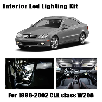 

16pc Error free LED Bulb Interior dome Light Kit For 1998-2002 Mercedes-Benz CLK class W208 CLK320 CLK430 CLK55 AMG