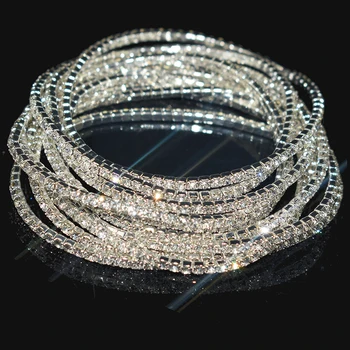 Faux Diamond Chain Bracelet