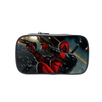 

New Hot Sale 3D Printing Pencil Deadpool Case Casual Students School Supplies Deadpool Coin Purse School Gifts Dropshipping