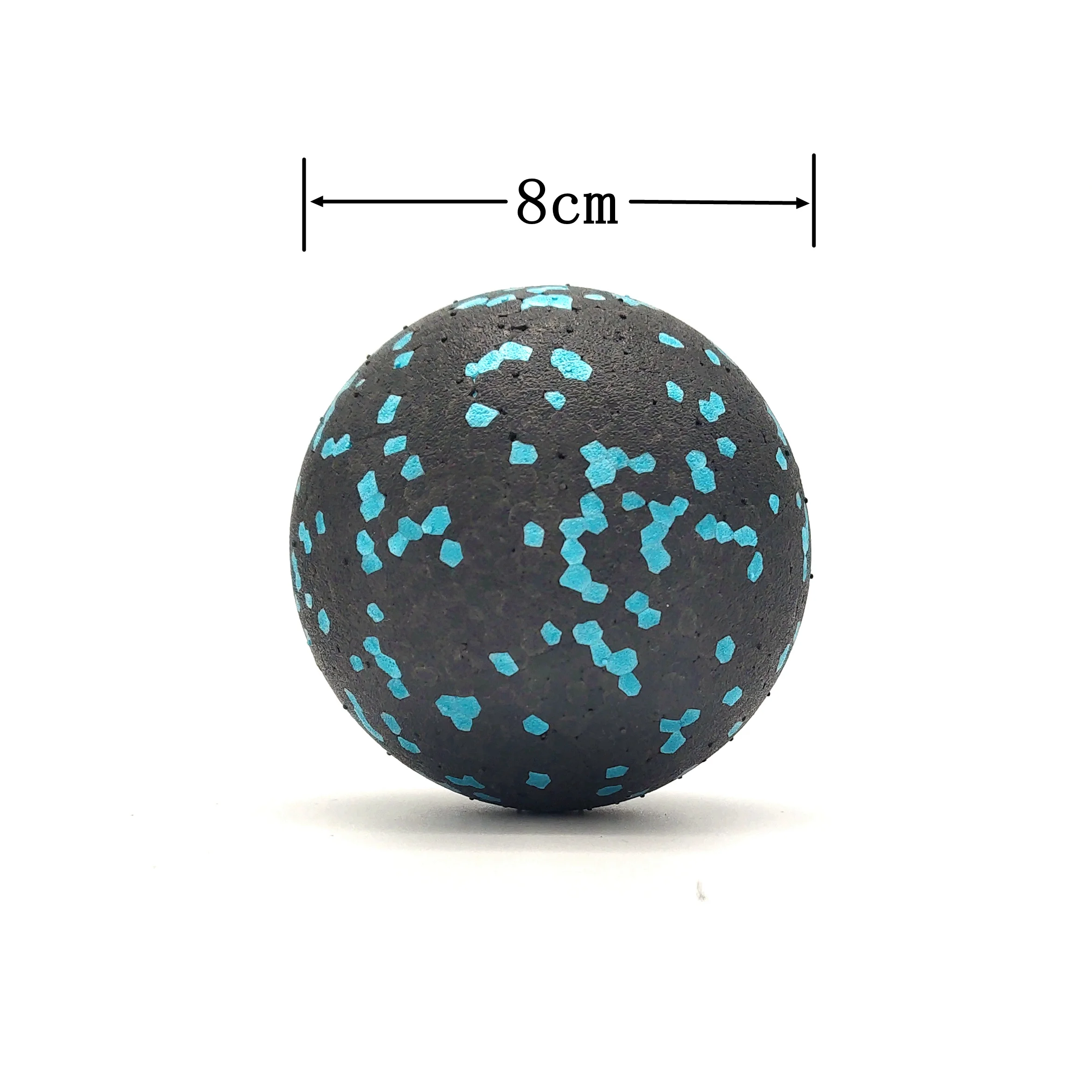 BlackBlue8cm EPP Массажный мяч двойной Лакросс мяч массажный ролик для грудного отдела позвоночника верхняя часть спины, шеи, лопатки - Цвет: BlackBlue8cm