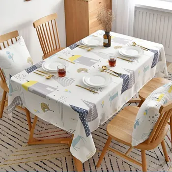 

Nordic Modern Waterproof Tablecloth Rectangular Disposable Coffee Cafe Hotel Table Cover Cloth Home Decor Household JS100C