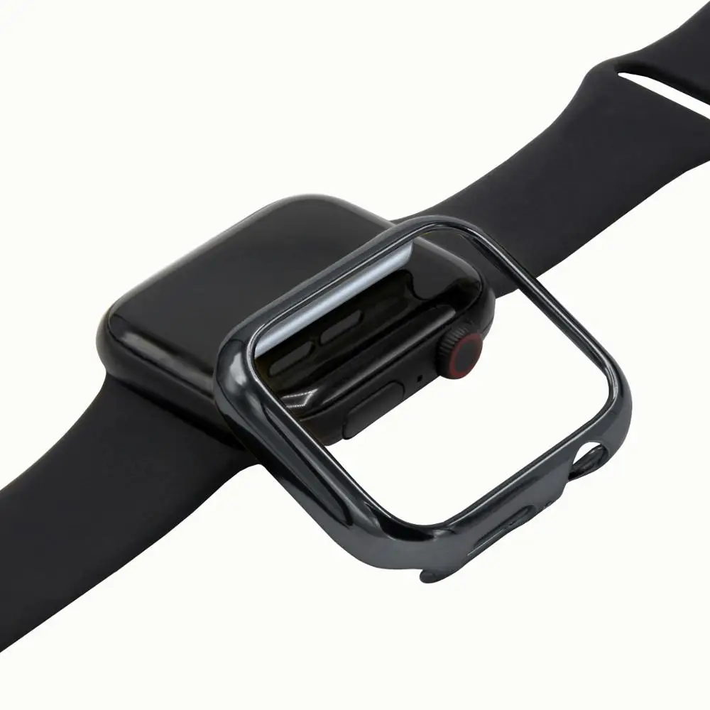 Защитный чехол для Apple Watch, версии 5/4/3/2/1 40 мм 44 мм пластиковая рама ПК чехол s для наручных часов iWatch, версия 3, 2, 42 мм, 38 мм