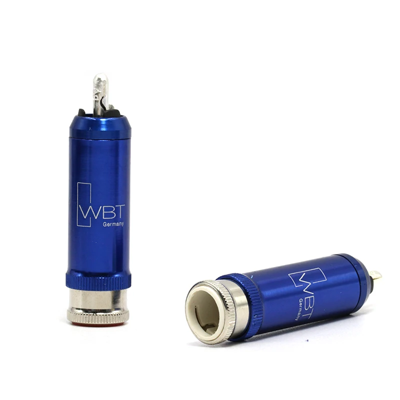 4 шт. 5N Чистая медь посеребренный RCA разъем WBT RCA вилки с DIY RCA кабель