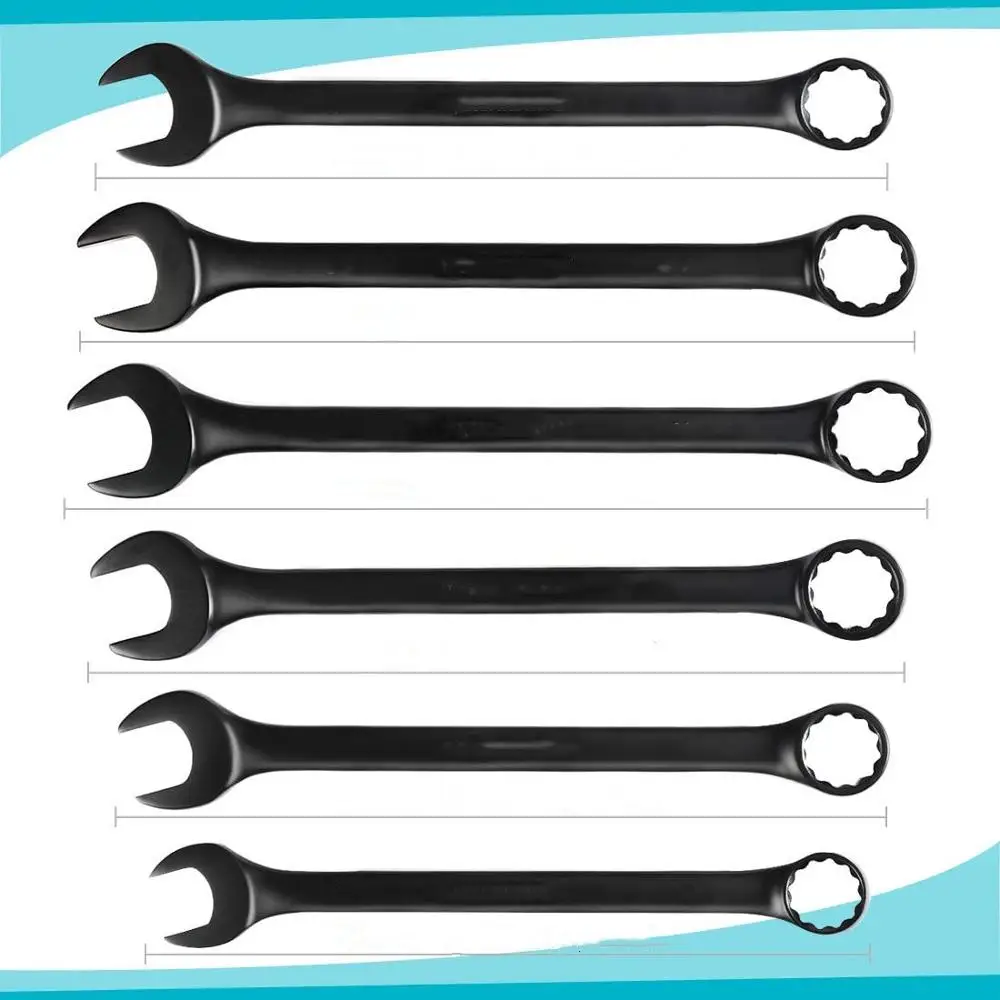 30mm KATUR 30mm Fixed Ratcheting Wrench and Handle Spanners Hand Tools Set Chrome Vanadium Steel Metric Combination Ended Standard Kit