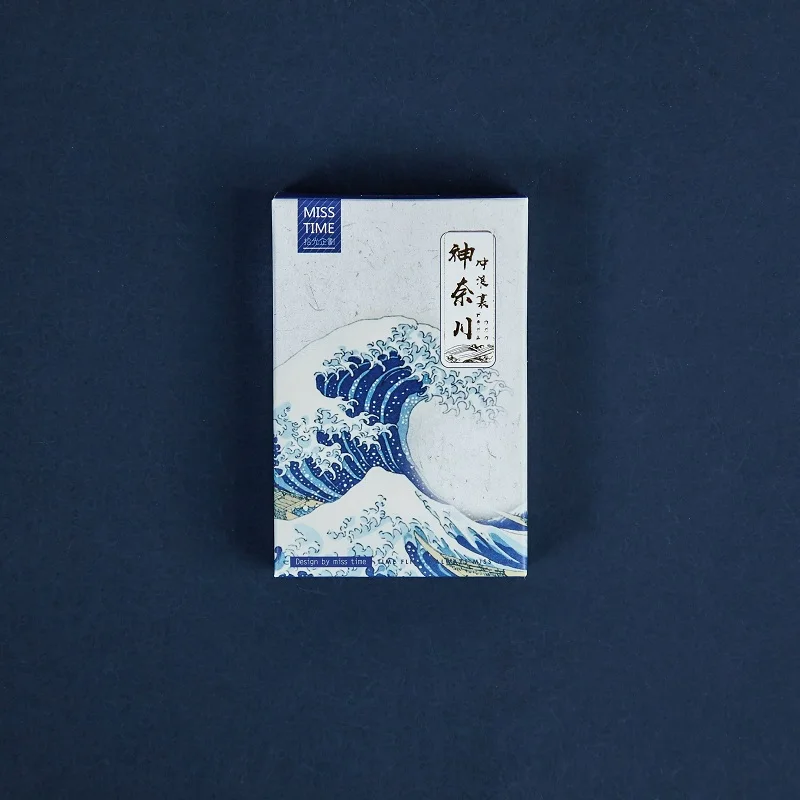 6 стилей Kanagawa Wave LOMO Card DIY мини-открытка японская стильная открытка для сообщений подарок 28 шт./набор - Цвет: A