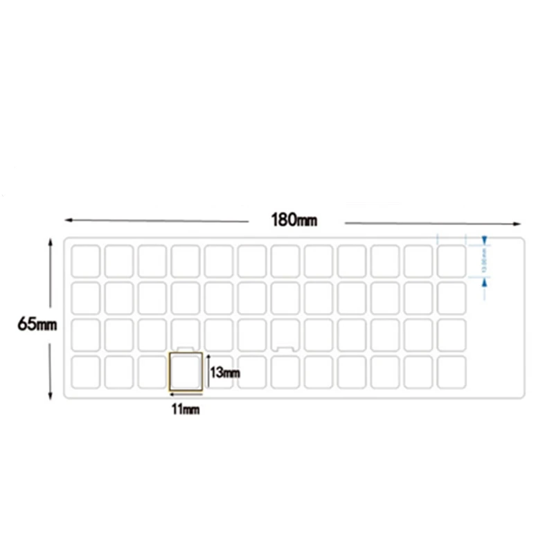 1PCs Russian Transparent Keyboard Stickers Russia Layout Alphabet Black White Label Letters for Notebook Computer PC Laptop-5