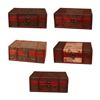 

Luxury Wooden Storage Box Essential Oil Organizer Multifunction Jewelry Storage Case Household Supplies Desktop Decoration Box