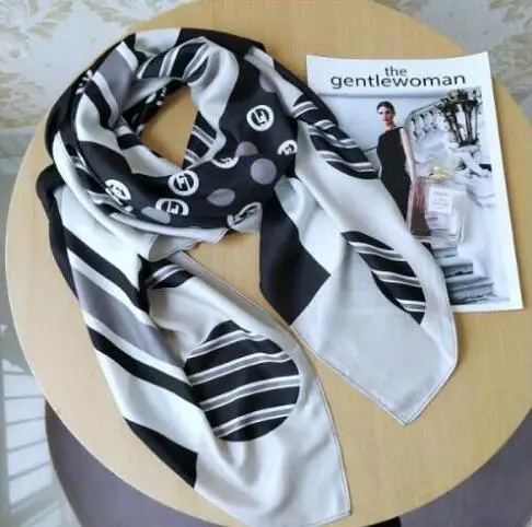 Итальянский модный Бренд Liu женские шарфы, высокое качество летние шарфы шарф - Цвет: 32