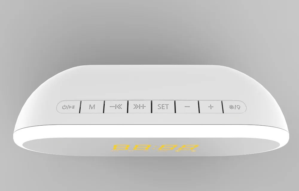 TF/FM/AUX Bluetooth динамик будильник Многофункциональный светодиодный цифровой электронный будильник Домашний Настольный будильник с повтором
