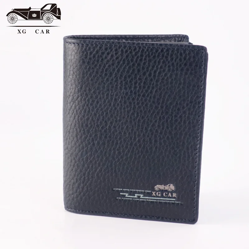 

2019 New Style Men Long Short Wallet Pure Leather Two-fold Wallet Snapping up