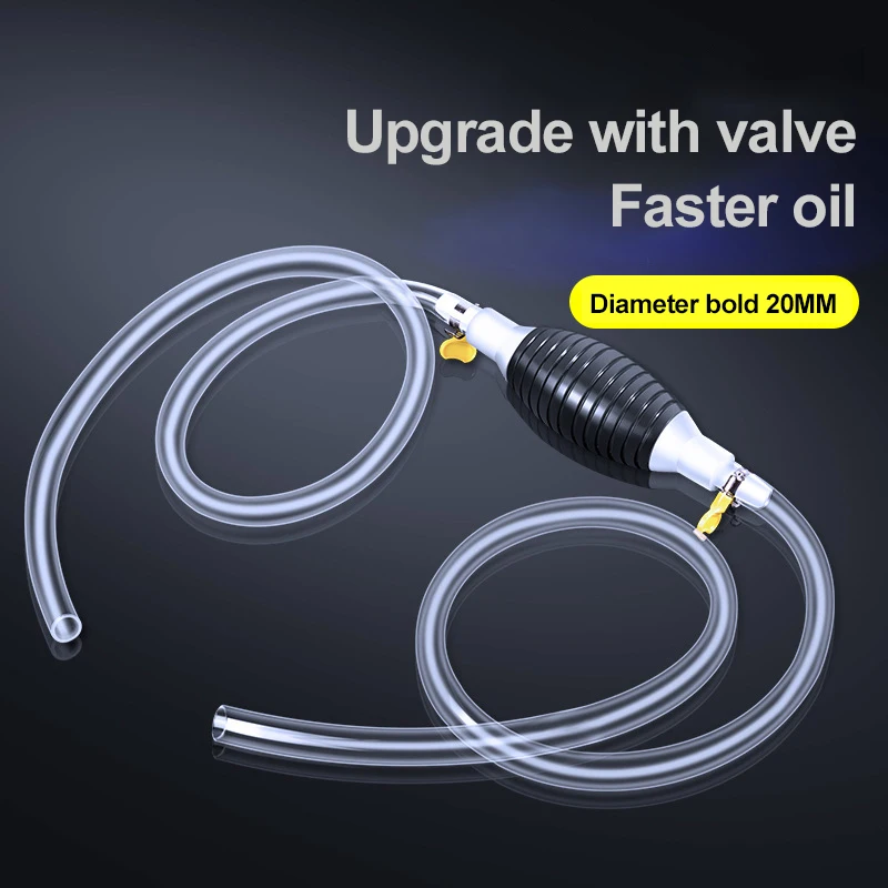 Water Oil Transfer Pump Petrol Diesel Liquid Manual Syphon Fuel Saver Auto Accessories Car Gas PVC Pipe | Автомобили и мотоциклы