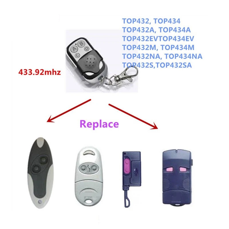 

Copy CAME TOP432EE Remote Contol Came Top 432 EE Transmitter Duplicator 433.92 MHZ