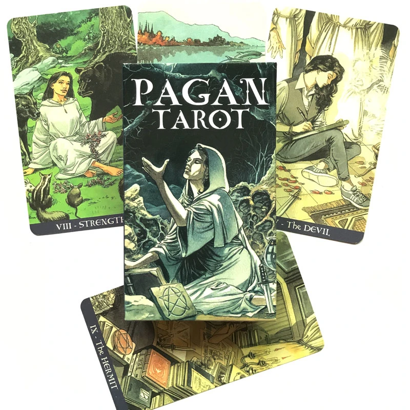 78Card Pagan Tarot Deck Card For Fate Divination Board Game Tarot And A Variety Of Tarot Options ...