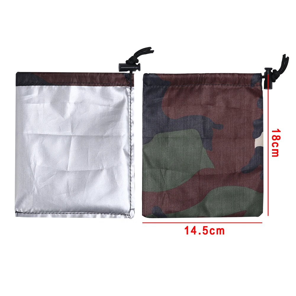 1 PC Portable Multicolor Organizer Bag Fits 20-80L Backpack Rain Cover Waterproof Anti-tear Package Anti-UV Camouflage