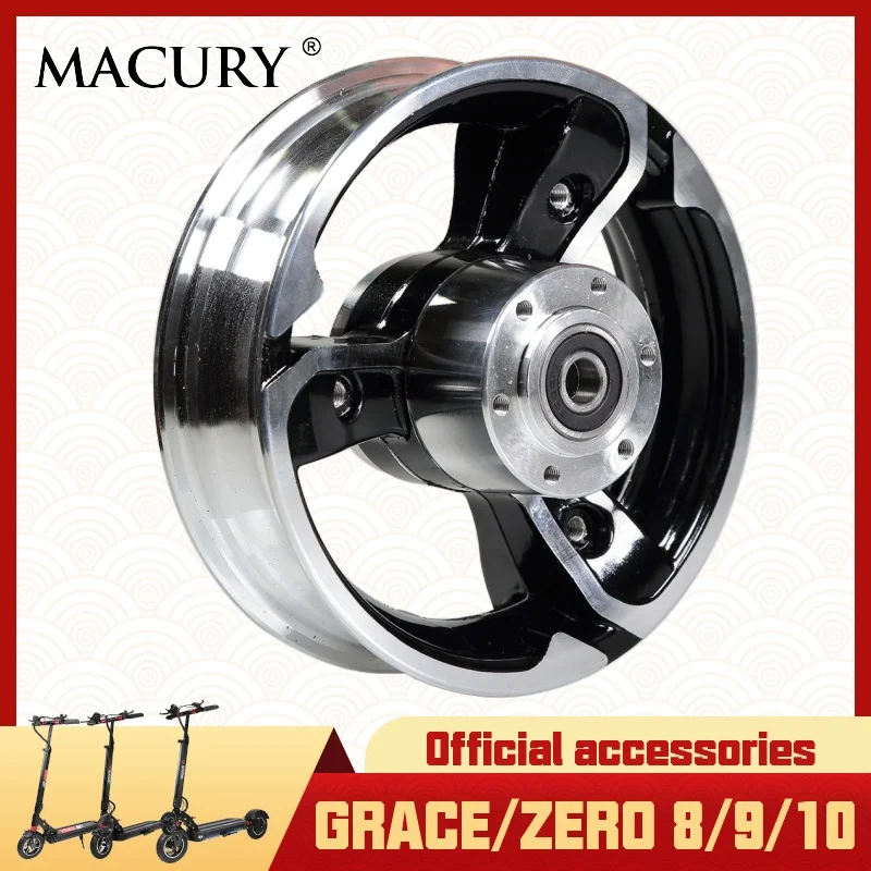 

Front Wheel Hub for Grace & Zero 8 9 10 T8 T9 T10 Electric Scooter 8.5 inch Detachable Wheel Macury Original Spare Parts