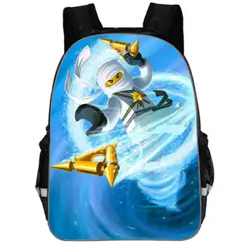 

2019 Children School Bags ninjago Game Schoolbag for Boy Backpack 3d Printing Book Bag Backpack for Teenagers sac a dos enfant