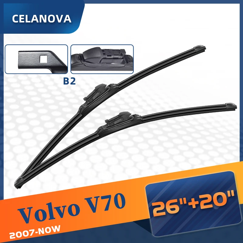 Windshield Wiper Blade For Volvo V70 2007 Frameless Windscreen Rubber