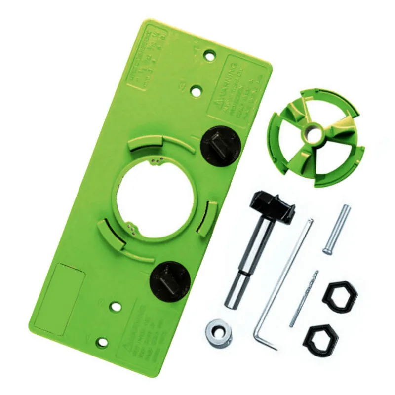£14.00 35mm Cup Style Hinge Boring Jig Drill Guide Set Door
