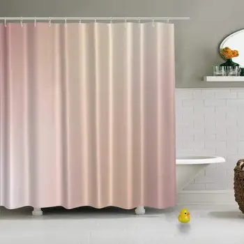 

Shining Pastel Apricot Color Blurred Abstract Practical Shower Curtain for Bath Tub,79''L x 72''W
