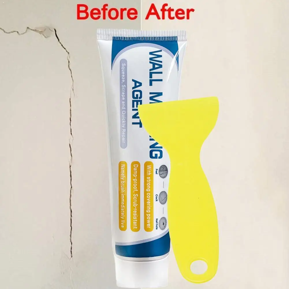 

120g Wall Mending Agent Wall Repair Cream Wall Crack Peeling Agent Nail paste Repair Repair Gap Graffiti Walls scraper With O2L4
