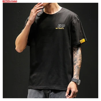 

Dropshipping New Men 2020 Japanese Tshirts Tops Mens Summer Streetwear Causal Tees Male Printed O-Neck Oversizes T-shirts Tops