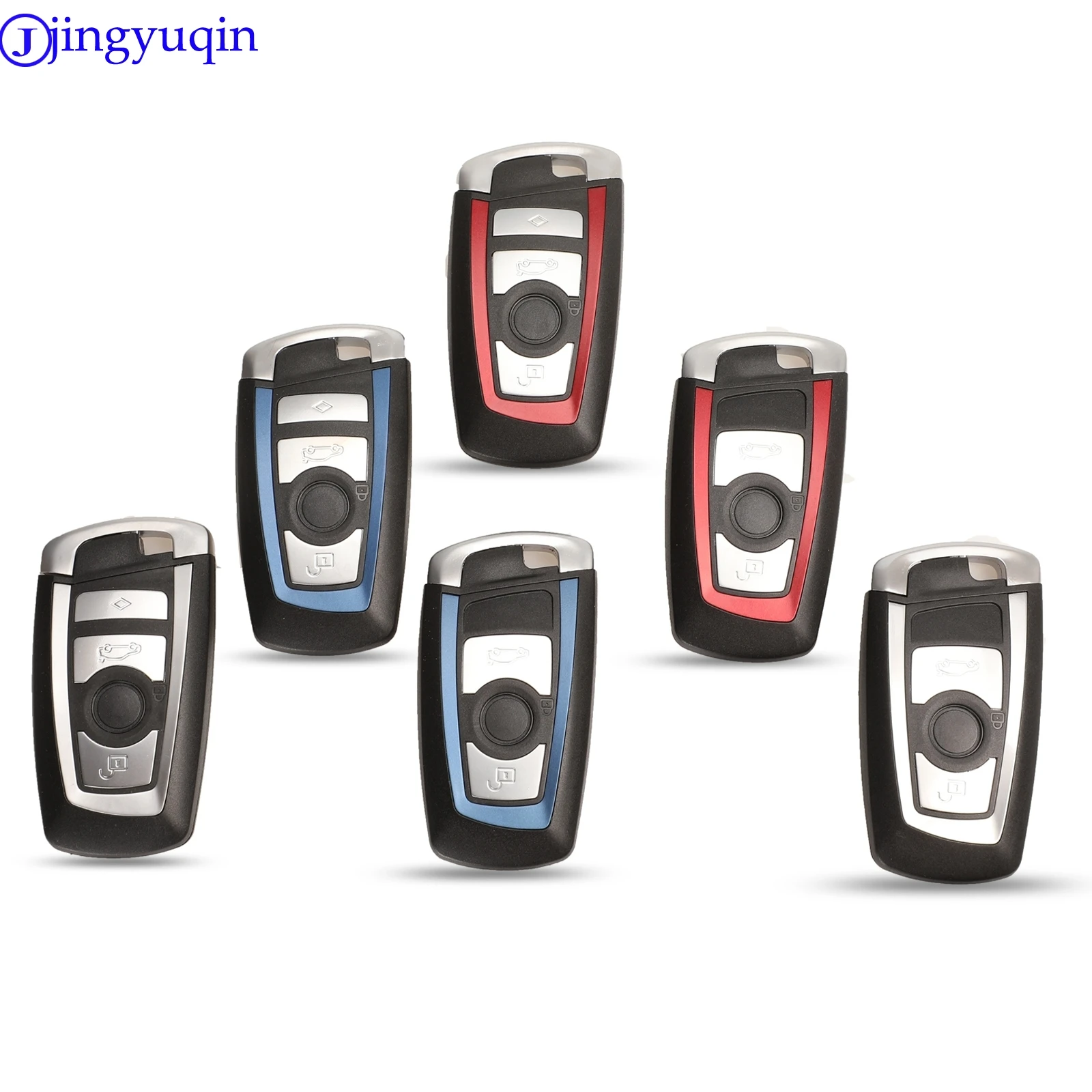 Key Case 3/4 Button Smart Remote Key Shell For BMW F CAS4 5 Series 7 Series