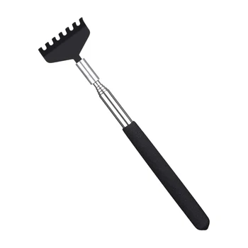 

1 Pcs Portable Stainless Steel Scratcher Telescopic Multi-function Body Massage Tool