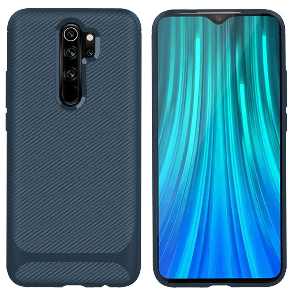 

For Redmi note 8 pro Case Soft Tpu Carbon Fiber Protective Back Cover For Xiaomi redmi note 8 7 pro mi 9 Coque