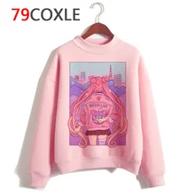 Сейлор Мун Женская толстовка kawaii забавная ulzzang Толстовка harajuku корейский стиль графическая женская одежда толстовки мода гранж