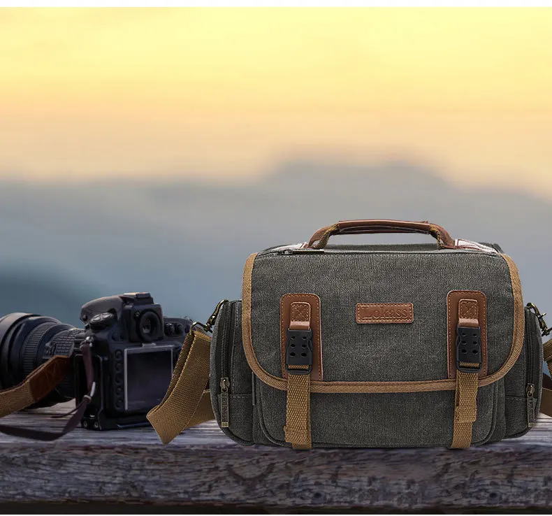 Слинг SLR фотография цифровая сумка на плечо для мужчин/женщин Открытый путешествия водонепроницаемый нейлон камера сумка мессенджер для объектива камеры