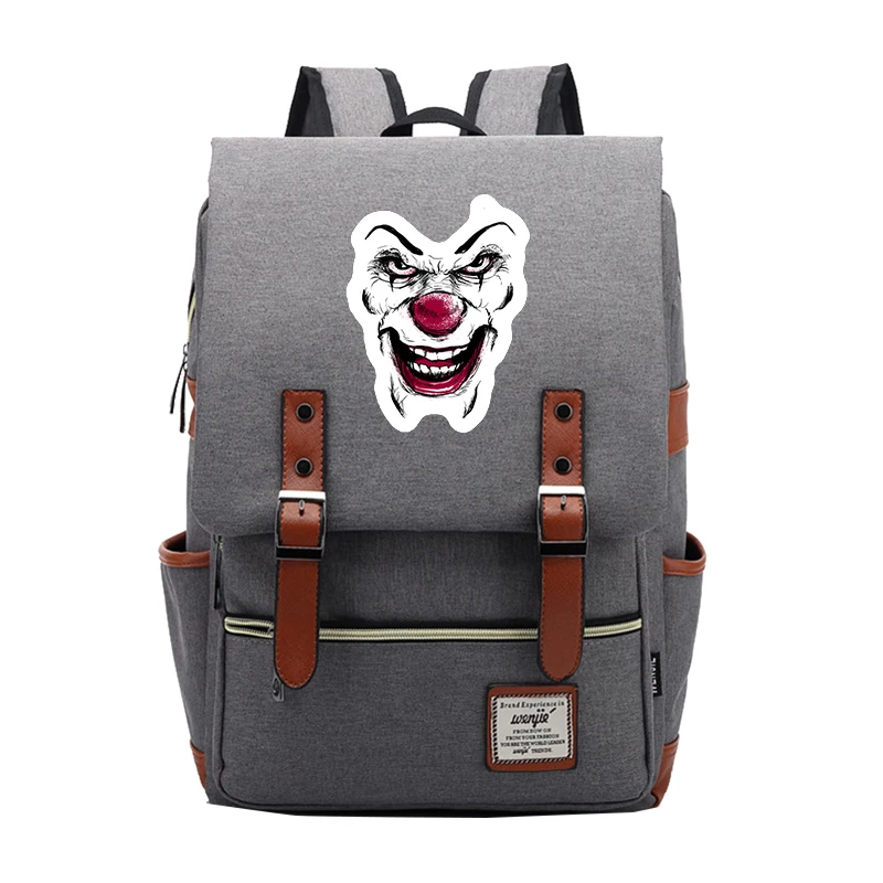 

IT Horror Movie Clown Backpack Vintage Women Backpack School Bags for Teenage Girls Men's Laptop Backpack Large Travel Backpack