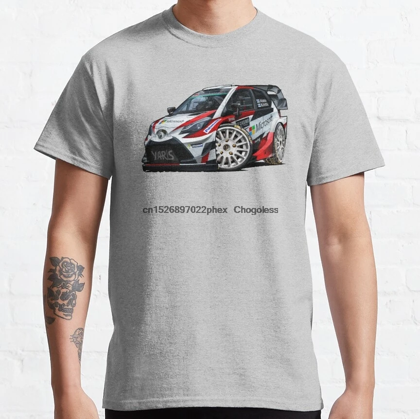 Мужские футболки 2017 Toyota Yaris WRC женские и мужские | Мужская одежда