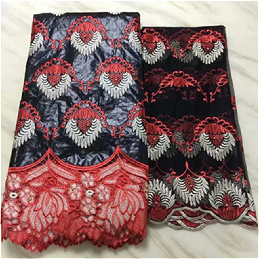 Лидер продаж в африканском стиле Getzner ткань Гипюр кружево парча в Гвинейском стиле высокое качество хлопковый Базен Riche ткань 5+ 2 двор