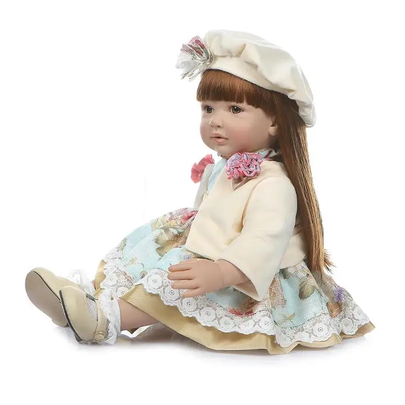 60 см кукла bebes reborn Мягкая силиконовая Кукла reborn для малышей силиконовые куклы menina рождественские подарки кукла