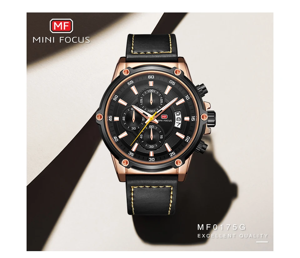 MINI FOCUS Quarzuhr für Herren, wasserdicht_voghion.com