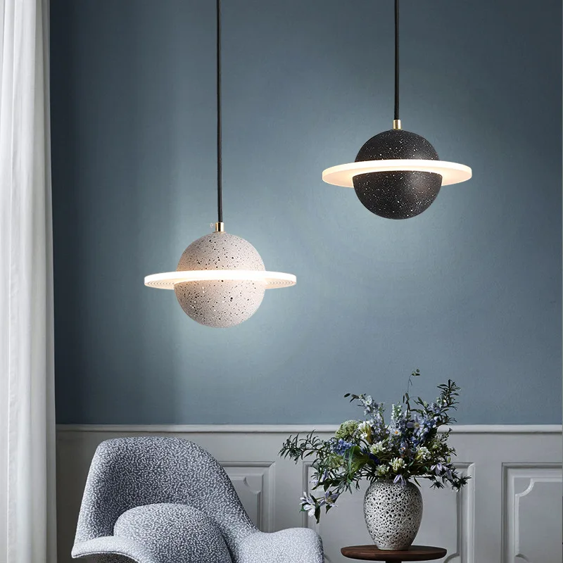 2021 New Industrial Planet Pendant Lamp For Living Room Resturant Bar Kitchen Lights Hanging Ceiling Home Decor Spotlight | Лампы и