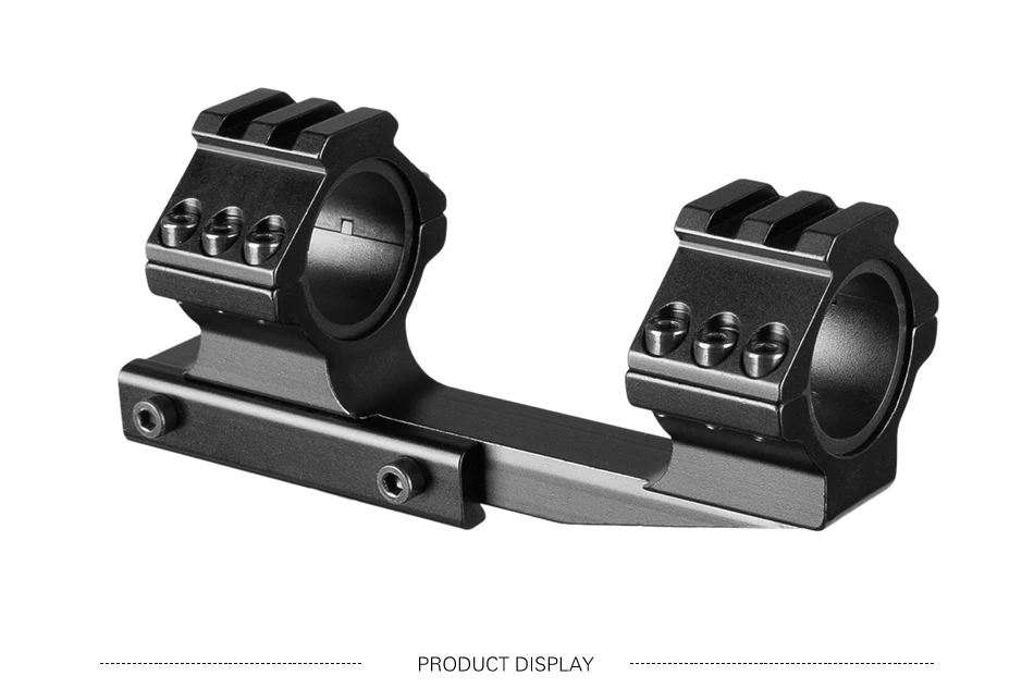 A Double Ring Alloy Rifle Scope Mount Optic Sight Rings 30 /25.4 Mm Dia