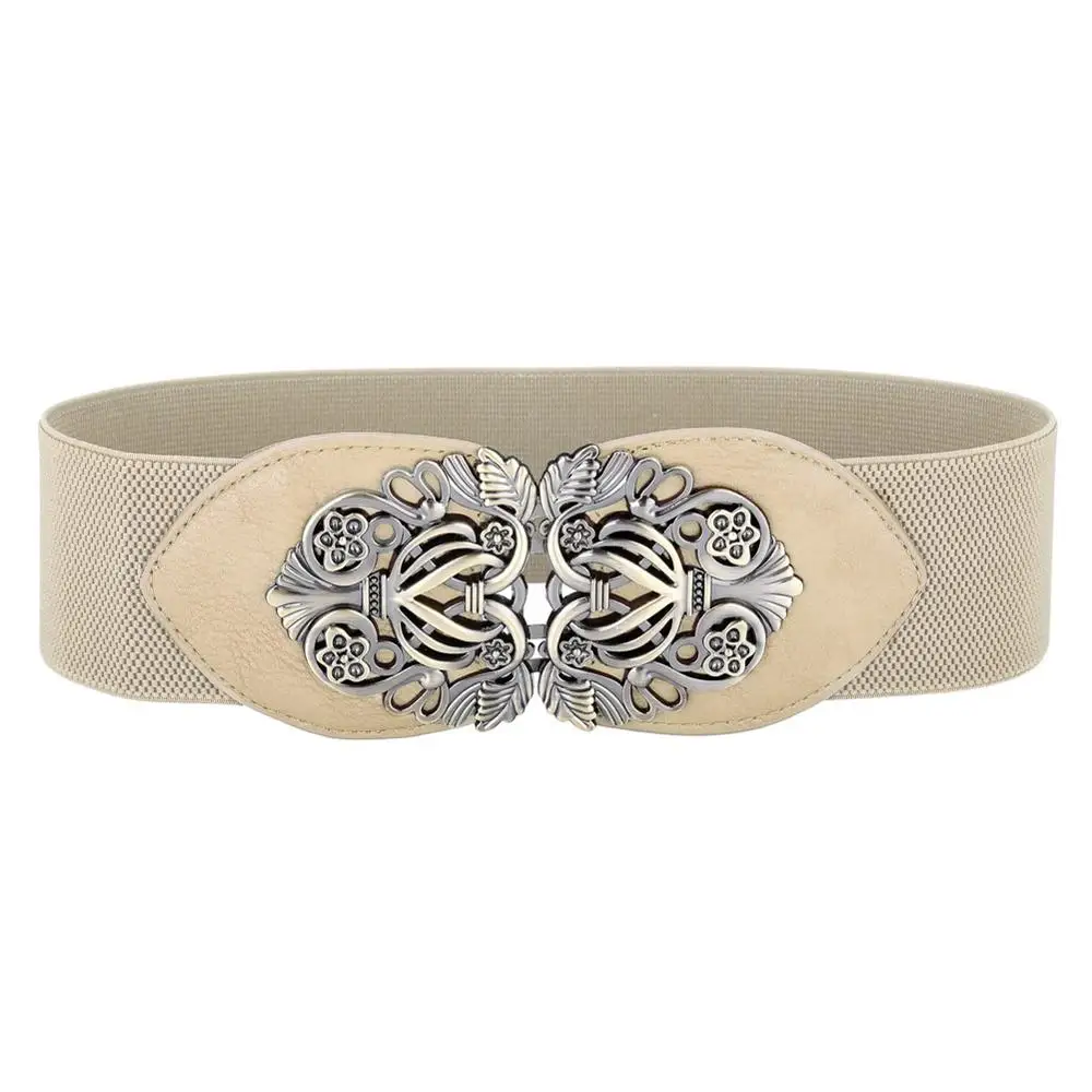 waist belts 11 Женские эластичные ремни размера плюс из искусственной кожи эластичный пояс на талии с металлическим крюком дизайнерские женские пояса для женского платья - Цвет: waist belts 11