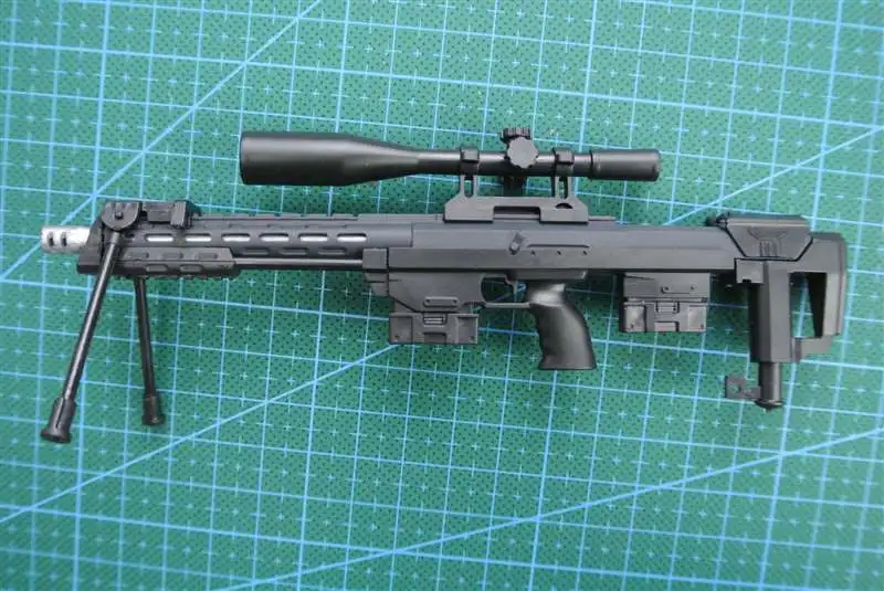 1:6 DSR 1 снайперская винтовка пистолет режим черный пластик покрытый