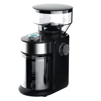 

LBER Electric Coffee Grinder Coffee Mill Machine Coffee Bean Grinder Machine Flat Burrs Grinding Machine Black EU PLUG