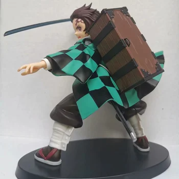 

Anime Demon Slayer Kimetsu no Yaiba Kamado Tanjirou PVC Action Figure Collectible Model doll toy 20cm