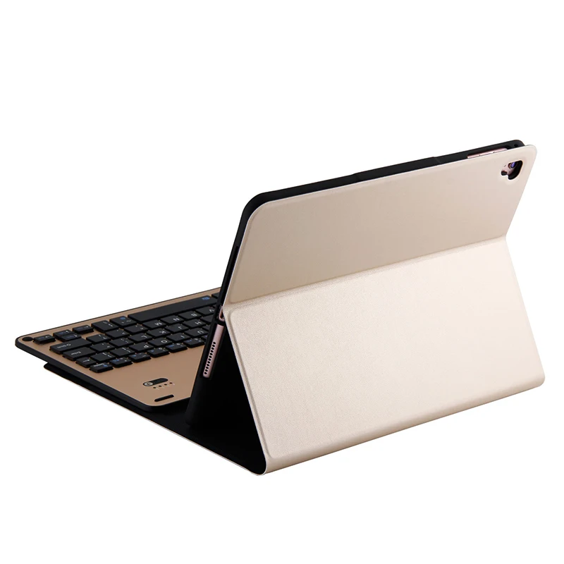 Bluetooth клавиатура чехол для iPad 9,7 Крышка для iPad 9,7 /Pro 9,7/Air 2/Air Съемный Алюминиевый чехол с клавиатурой стенд