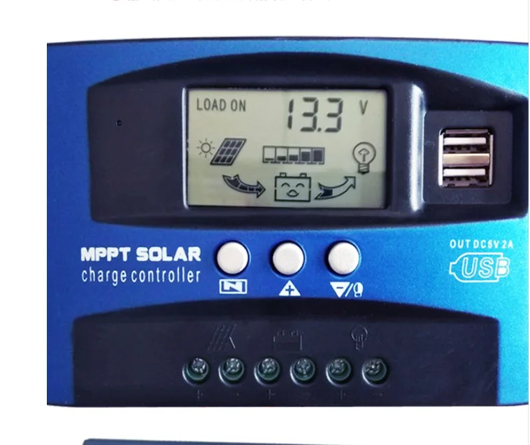 

Economical Dual USB MPPT Solar Charge Controller 12/24V 30A40A50A with Factory Patent