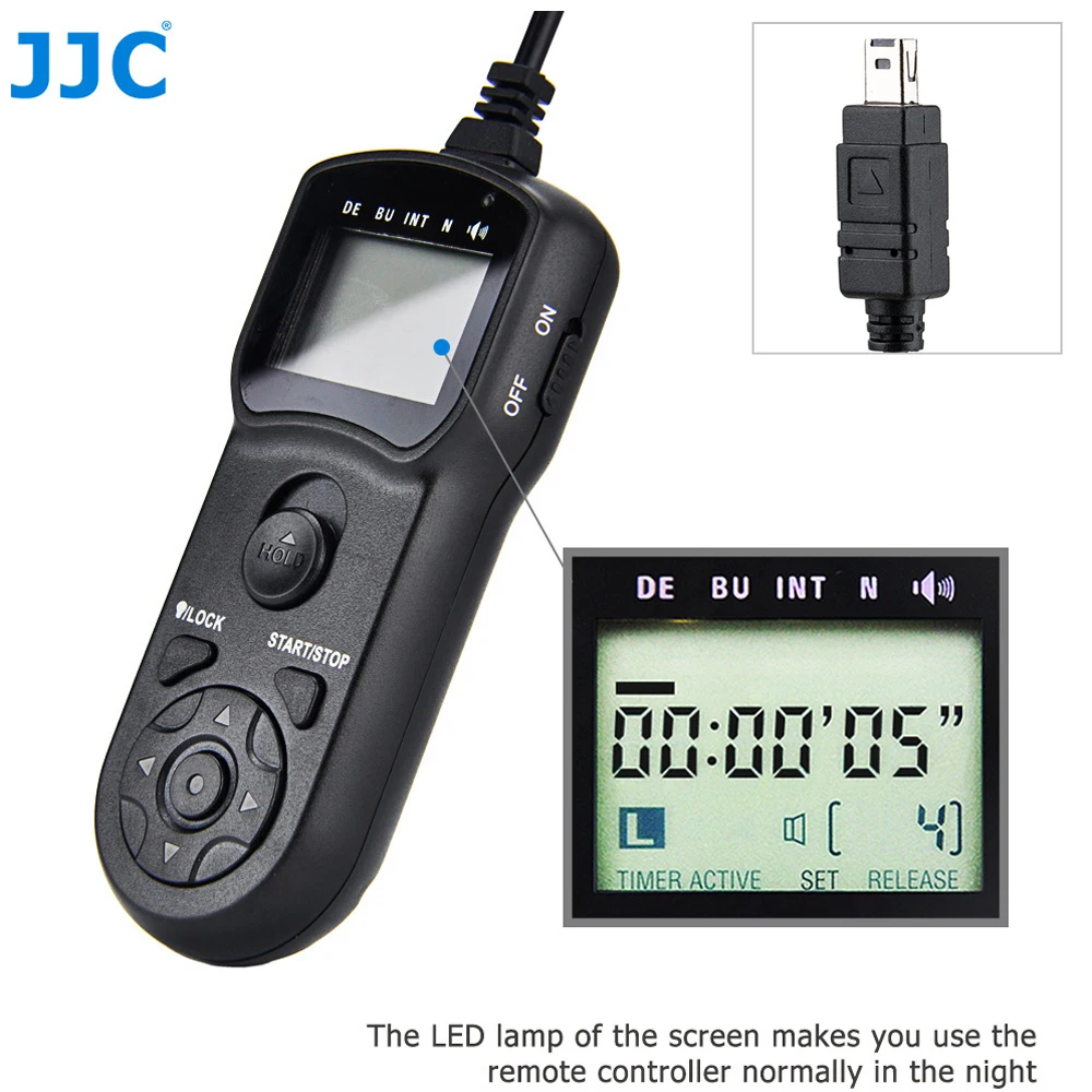 JJC MC DC2 Intervalometer Timer Remote Control for Nikon Z6II Z7II Z7