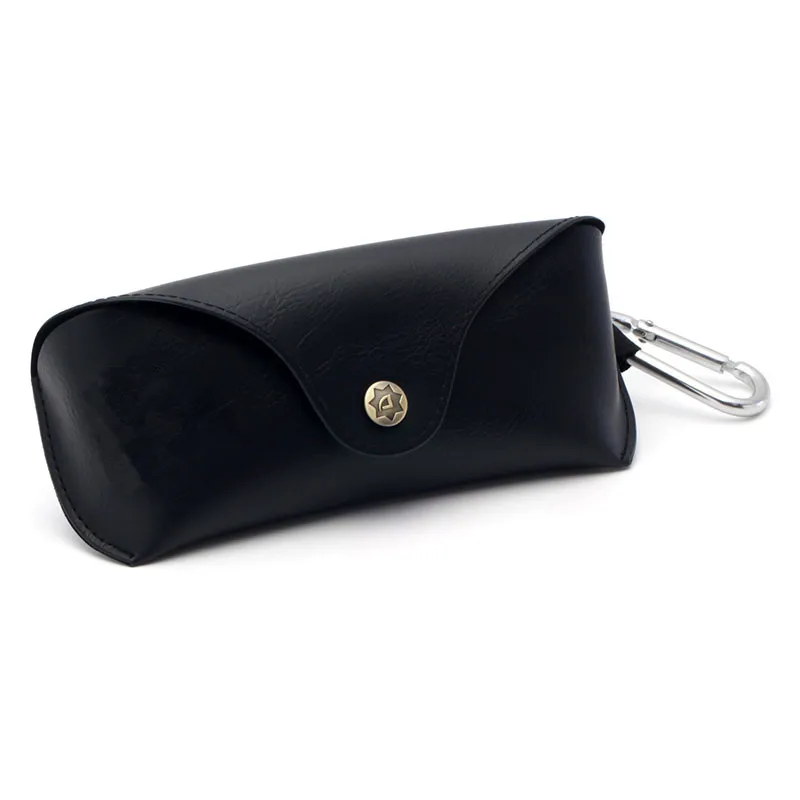 

Fashion Hot Sale Men Women Portable Glasses Case PU Leather Fold-able Glasses Box For Eyeglass Oversize Sunglasses Bags Cover