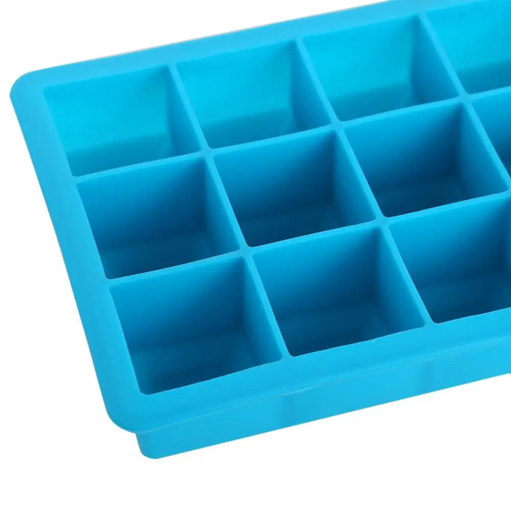 15 Сетка силиконовая форма для льда лотки силиконовая объёмная форма для льда легко вынимается производитель кубиков льда с крышкой самодельный лед формы инструменты для кухни дома