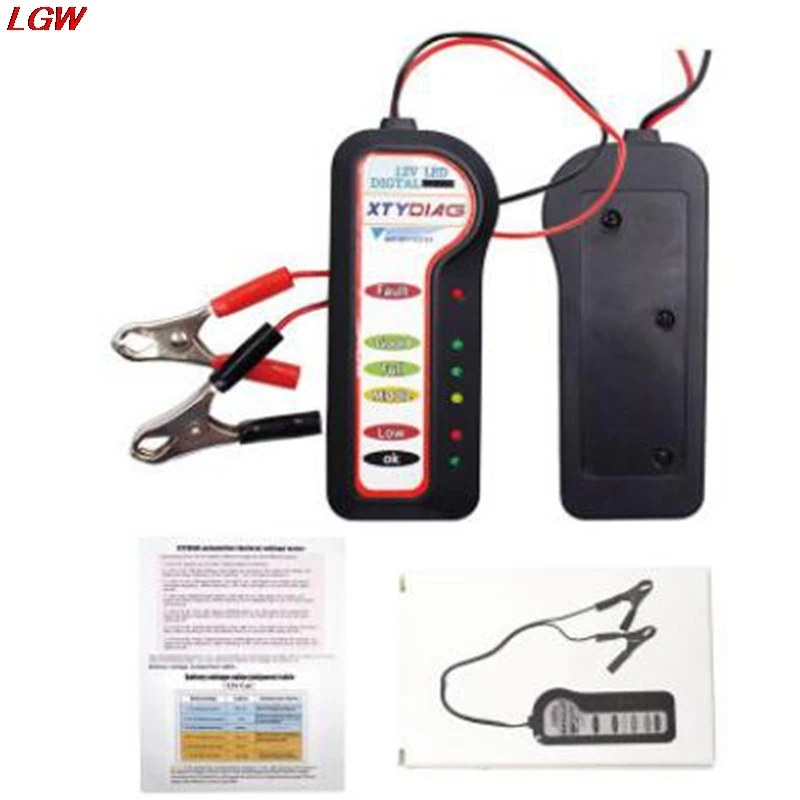 

12V LED battery portable tester battery car car battery car battery tester оѬаивнй деекоѬ